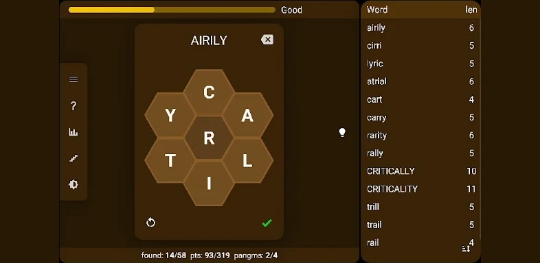 Queen Bee (spelling bee game) screenshots