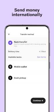 MAJORITY: Mobile banking screenshots