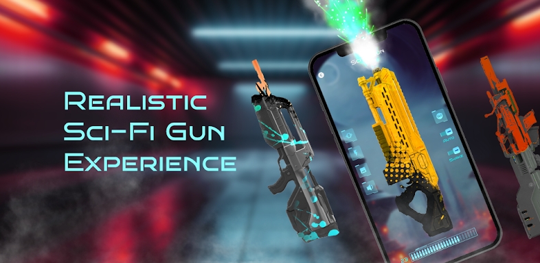 Sci-Fi Gun Simulator 3D screenshots