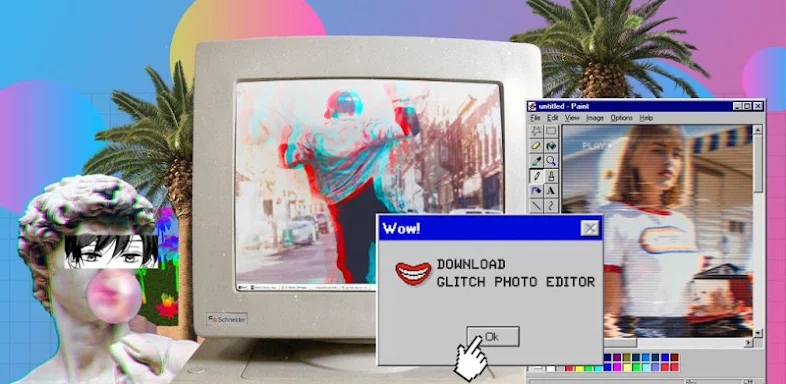 Glitch Photo Editor & Glitch V screenshots