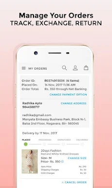 Voonik Online Shopping App screenshots