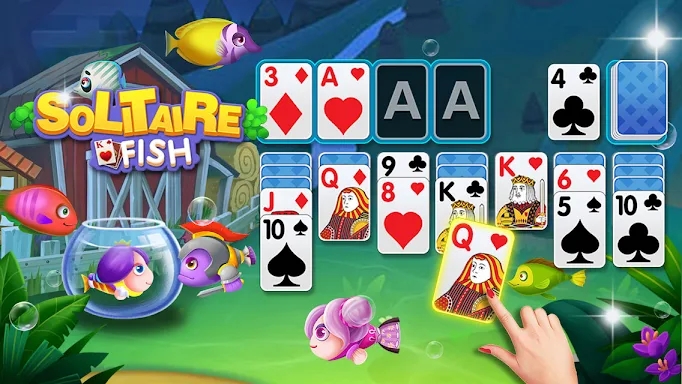 Solitaire Fish Klondike Card screenshots