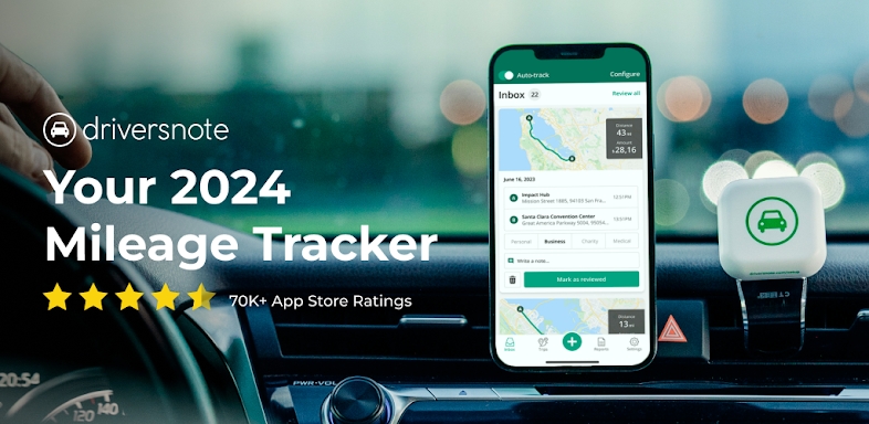 Mileage Tracker by Driversnote screenshots