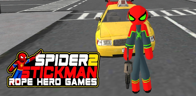 Stickman Spider Rope Hero Gangstar Crime screenshots