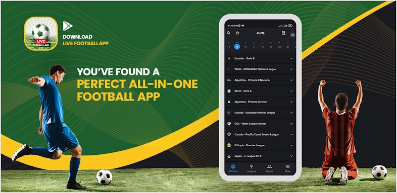 Live Football TV App screenshots