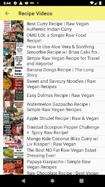 The Raw Advantage Recipes screenshots