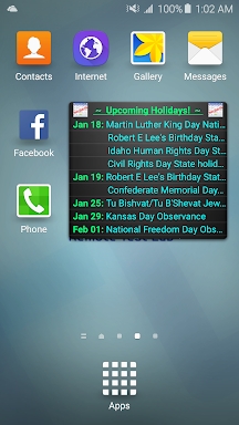 Holiday Calendar 2024 screenshots