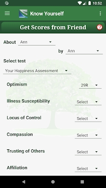 Know Yourself Personality Test screenshots