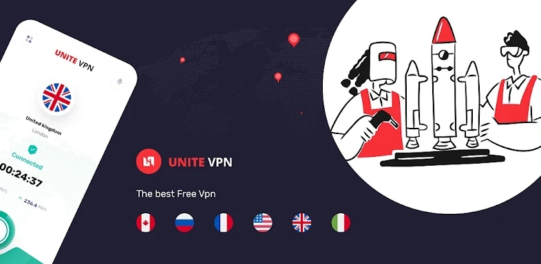 Unite VPN - Fast & Secure VPN screenshots
