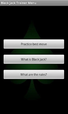 Black Jack Trainer screenshots