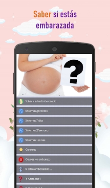 Como saber si estás embarazada screenshots