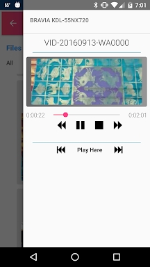 PlayTo Chromecast screenshots