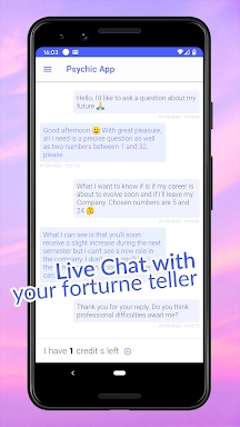 Psychic Reading by Chat screenshots