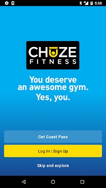 Chuze Fitness screenshots