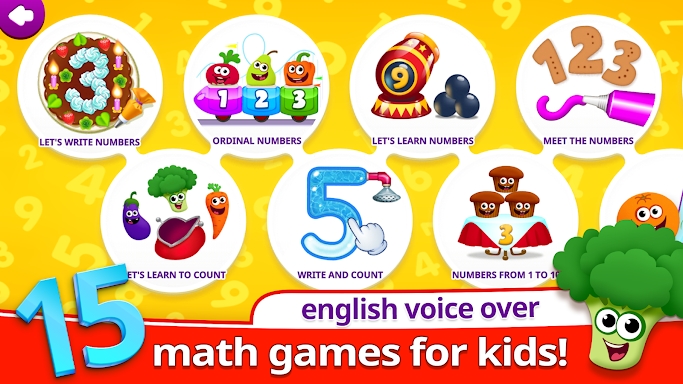 Educational games for kids 2 4 screenshots