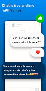 blue soniic Video Call Chat screenshots