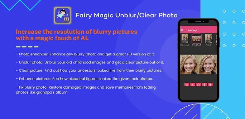 Fairy Magic Unblur/Clear Photo screenshots