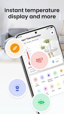 Smart thermometer for room screenshots