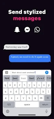 Fontkey - Fonts Keyboard Emoji screenshots