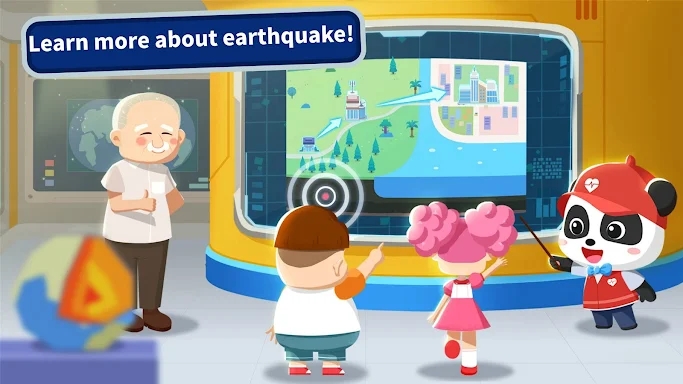 Baby Panda Earthquake Safety 4 screenshots