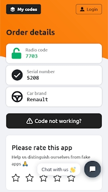 Radio Code Generator - Renault screenshots