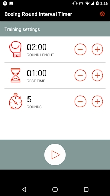 Boxing Round Interval Timer screenshots