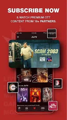 JioTV: Live TV, Catch-Up & OTT screenshots