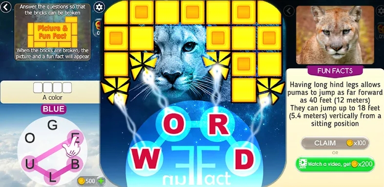 Word Fun Fact (WFF) Word Games screenshots
