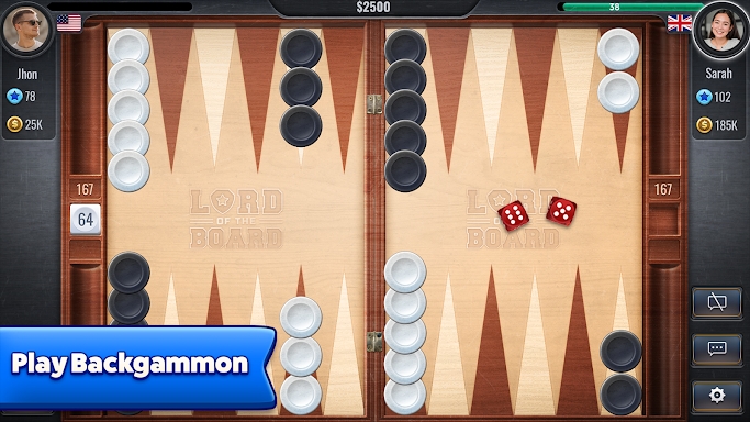 Backgammon - Lord of the Board screenshots