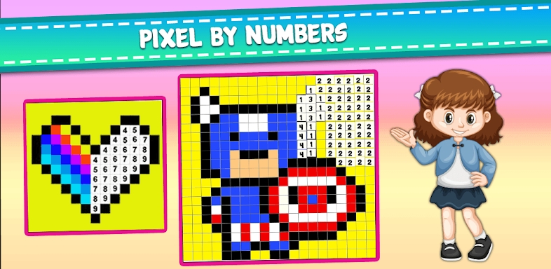 Pixel Art Coloring Games screenshots