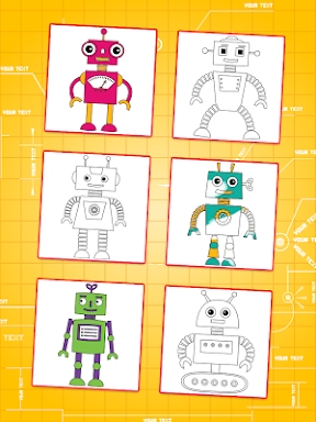 Robots Coloring Pages screenshots