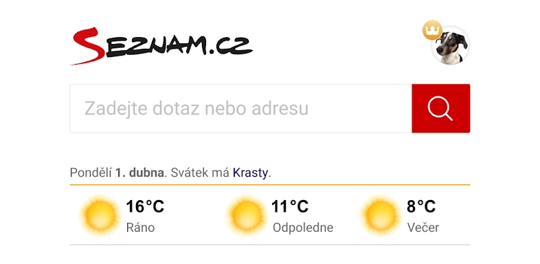 Seznam.cz screenshots