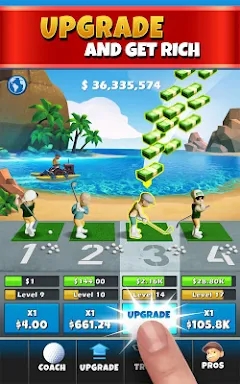 Idle Golf Tycoon screenshots