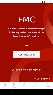 EMC mobile screenshots
