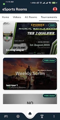eSports Rooms screenshots