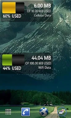 Data Usage screenshots