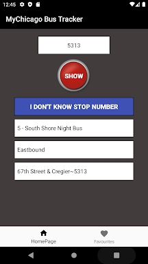 MyChicago Bus Tracker- for CTA screenshots