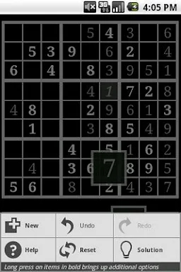 Sudoku for Android screenshots