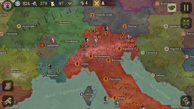 Great Conqueror: Rome War Game screenshots