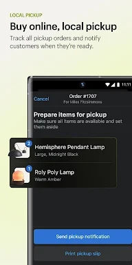 Shopify Point of Sale (POS) screenshots