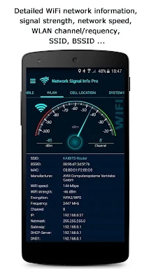 Network Signal Info screenshots
