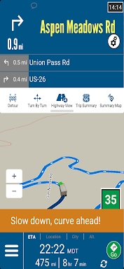 Odyssey Truck GPS screenshots
