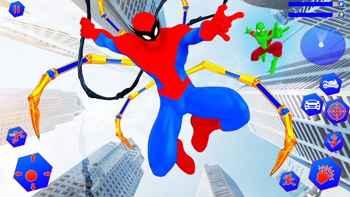 Spider hero- rope spider game screenshots