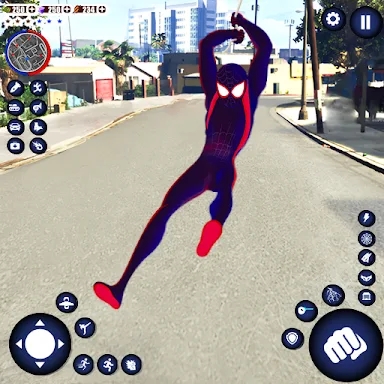 Miami Rope Hero Spider Games screenshots