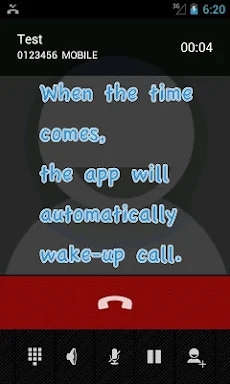 Auto Wake-up call screenshots
