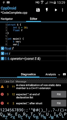 CppDroid - C/C++ IDE screenshots