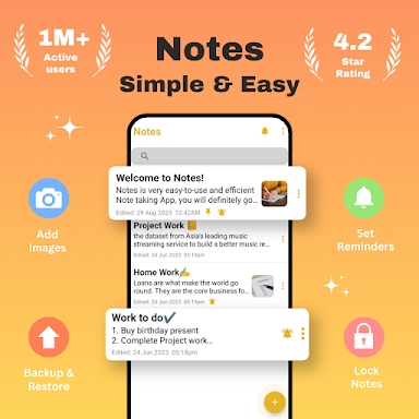 Notes - Notepad and Reminders screenshots