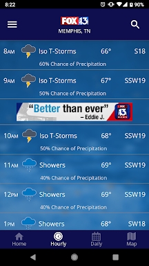 FOX13 Weather App screenshots
