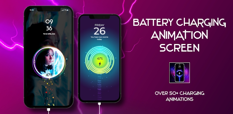 Battery Charging Animation 4D screenshots