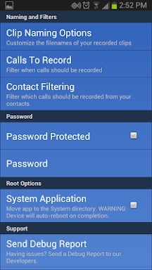 Call Recorder S9 & S10 screenshots